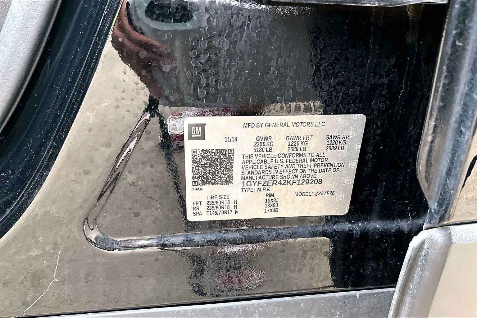 Used 2019 Stellar Black Metallic Cadillac FWD Sport image 35