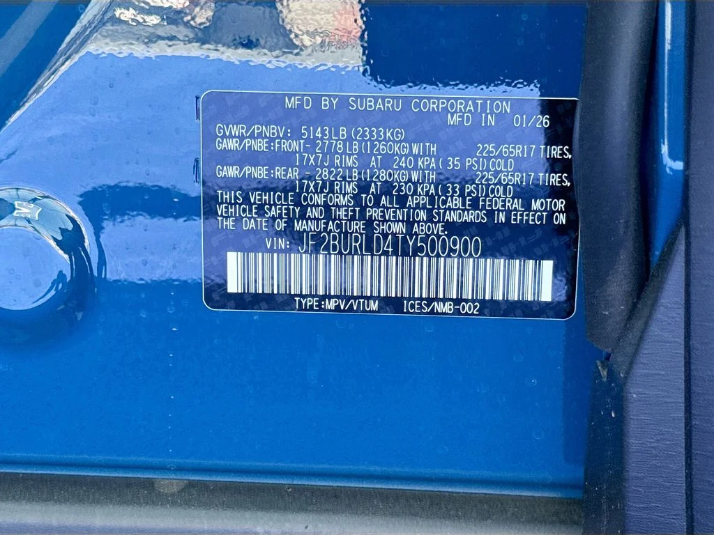New 2026 GEYSER BLUE Subaru Wilderness image 42