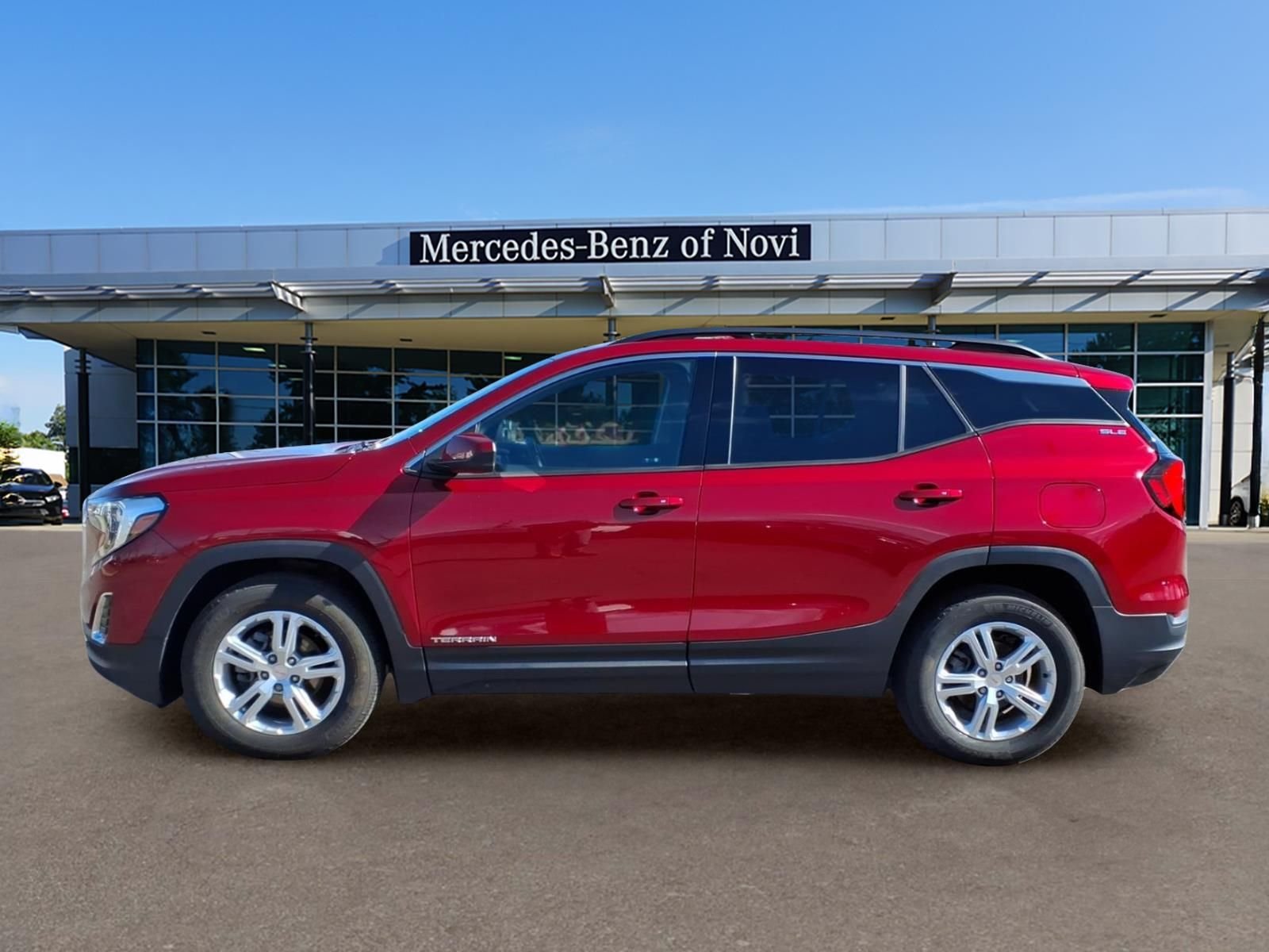 Used 2020 GMC Terrain SLE with VIN 3GKALTEV8LL182561 for sale in Novi, MI