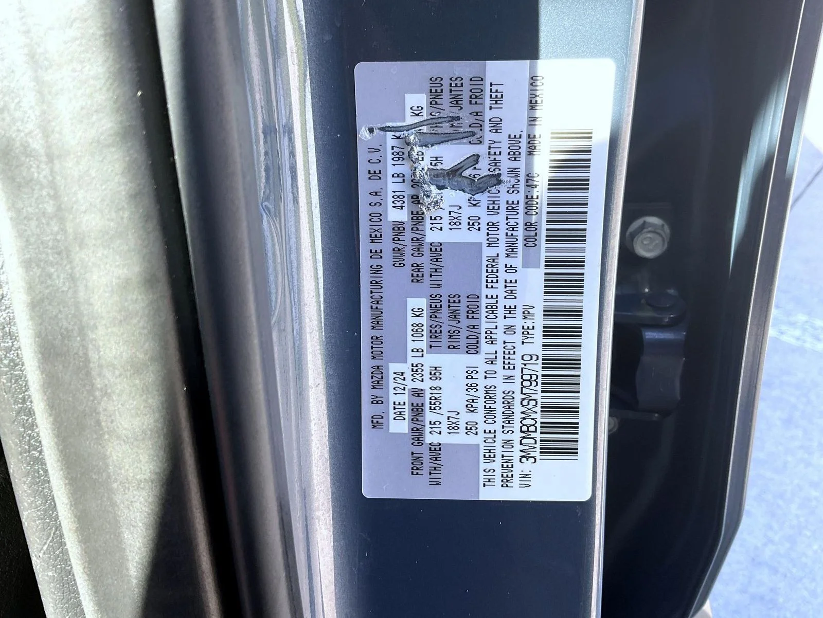 Used 2025 Gray Mazda 2.5 S Carbon Edition image 25