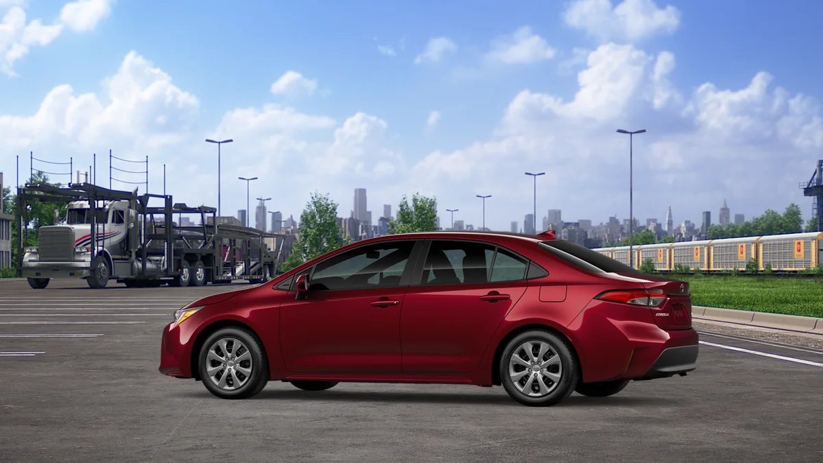 New 2026 Ruby Flare Pearl Toyota LE image 5