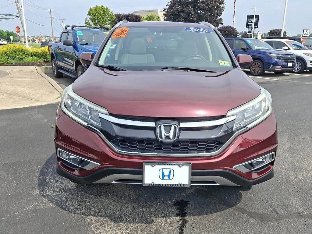 Used 2015 Honda CR-V EX-L with VIN 5J6RM4H75FL040032 for sale in Washington Township, NJ