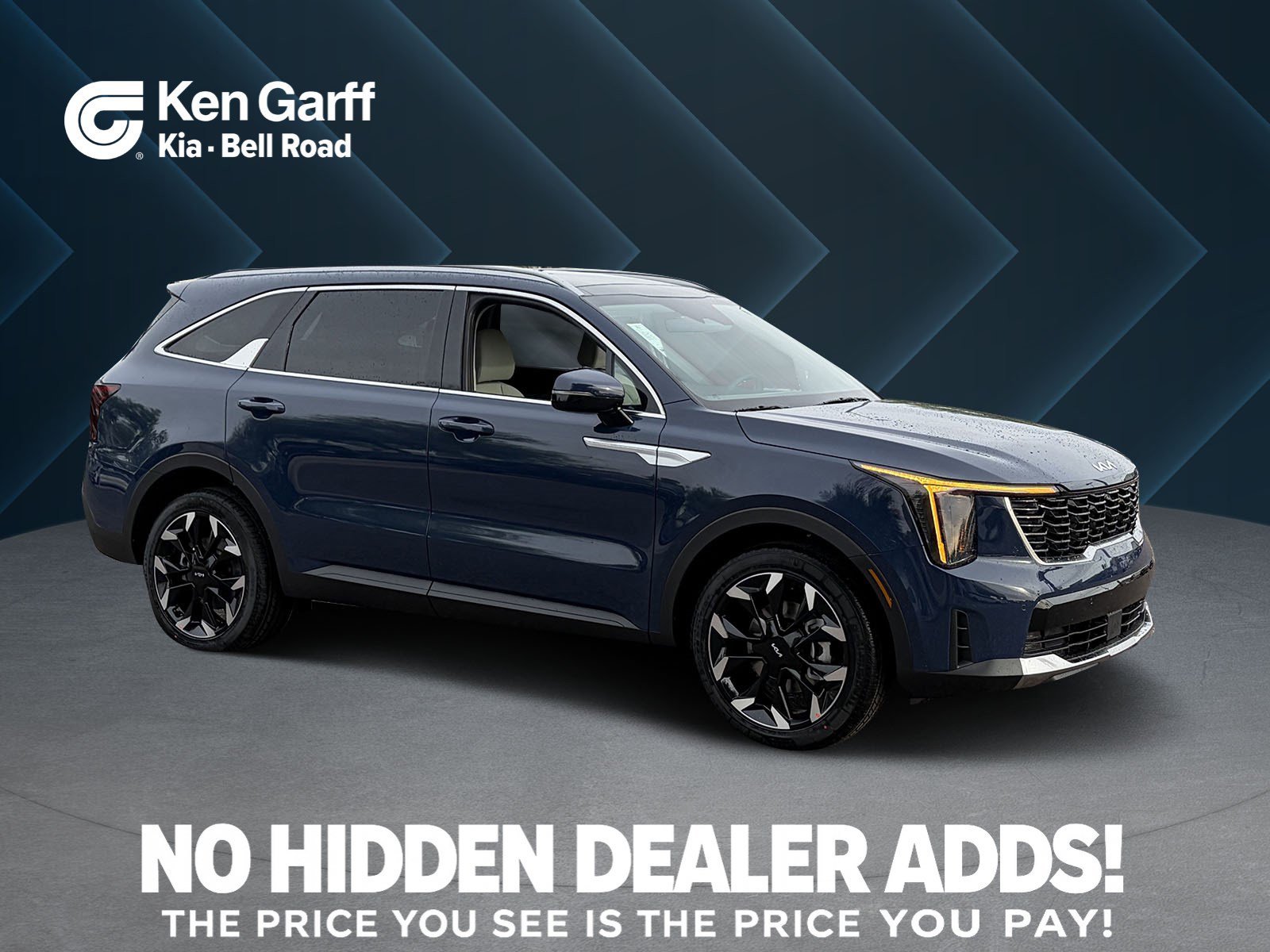 New 2026 Midnight Lake Blue Kia EX image 1