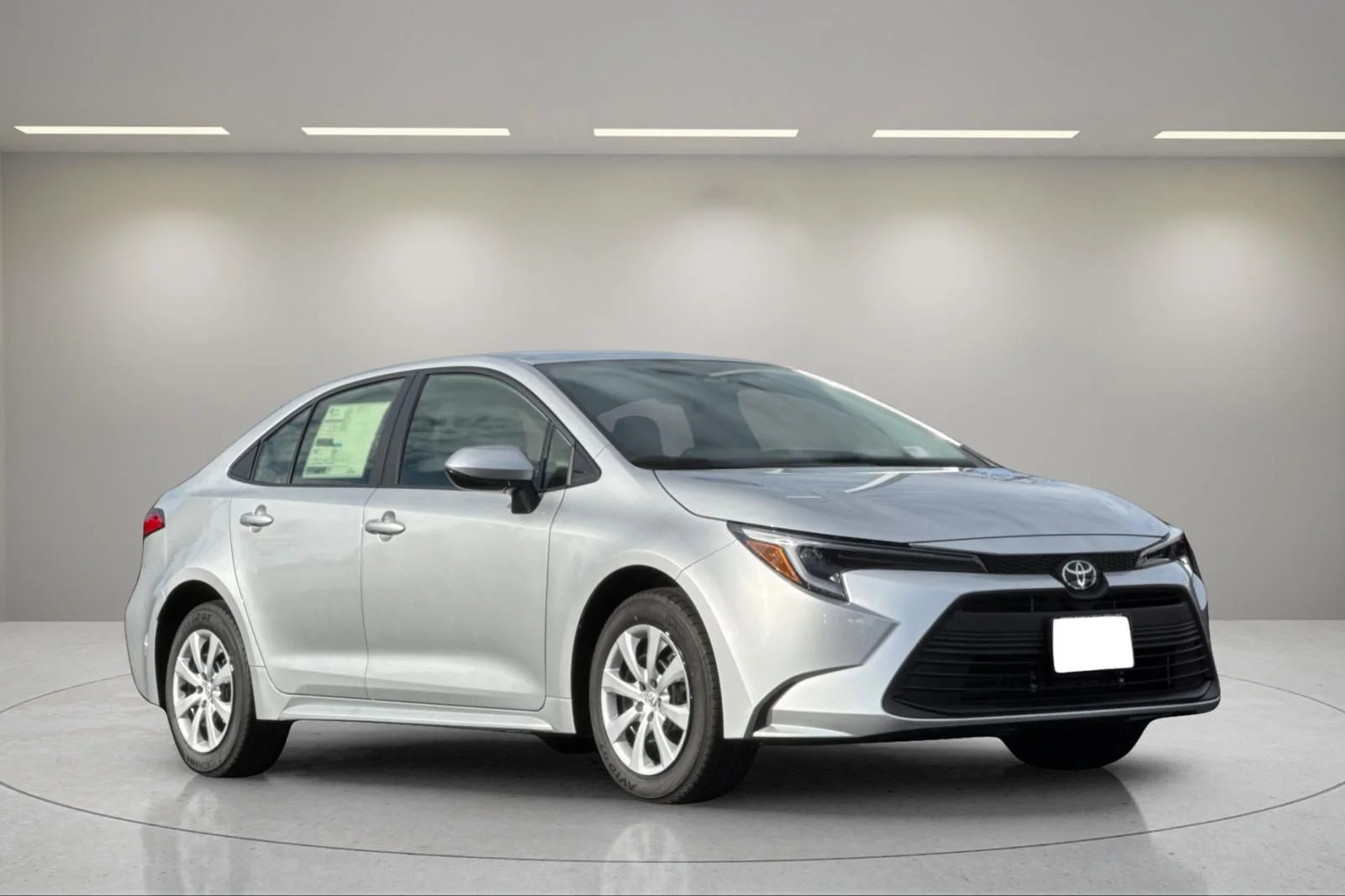 New 2026 Silver Toyota LE image 2