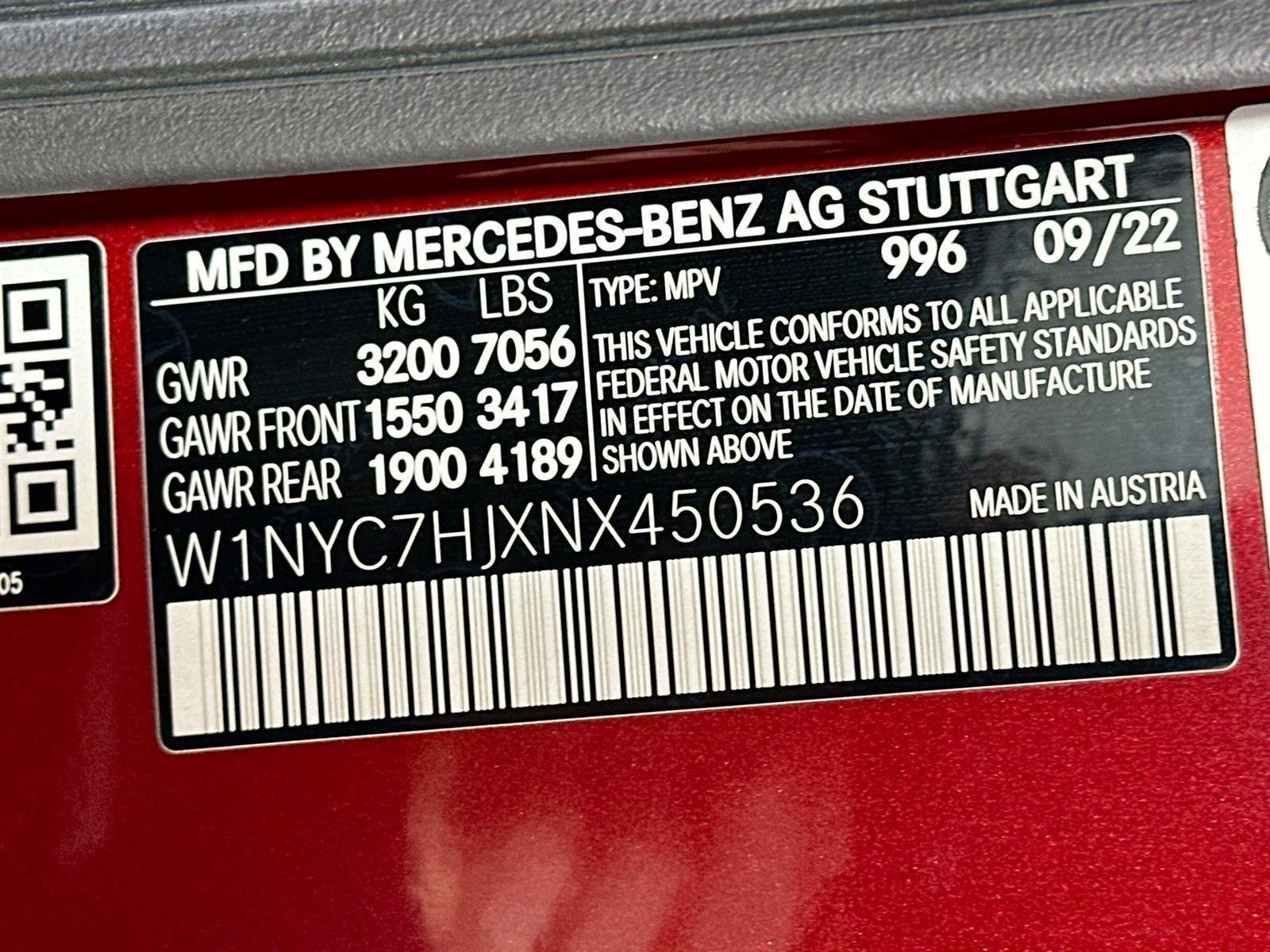 Certified Used 2022 Cardinal Red Metallic Mercedes-Benz G 63 AMG® image 42