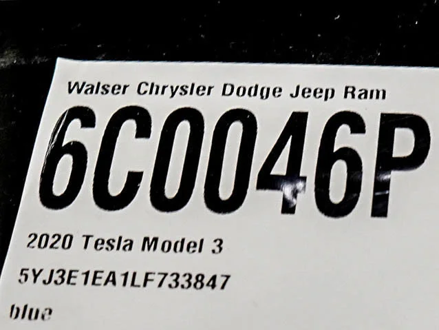 Used 2020 Blue Tesla Standard image 27