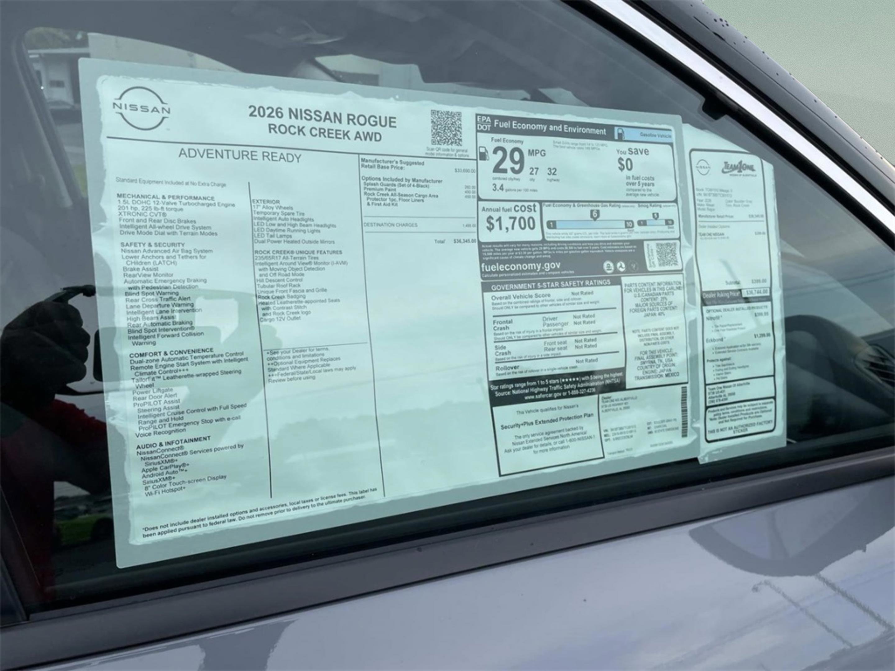 New 2026 Boulder Gray Pearl Nissan Rock Creek image 24