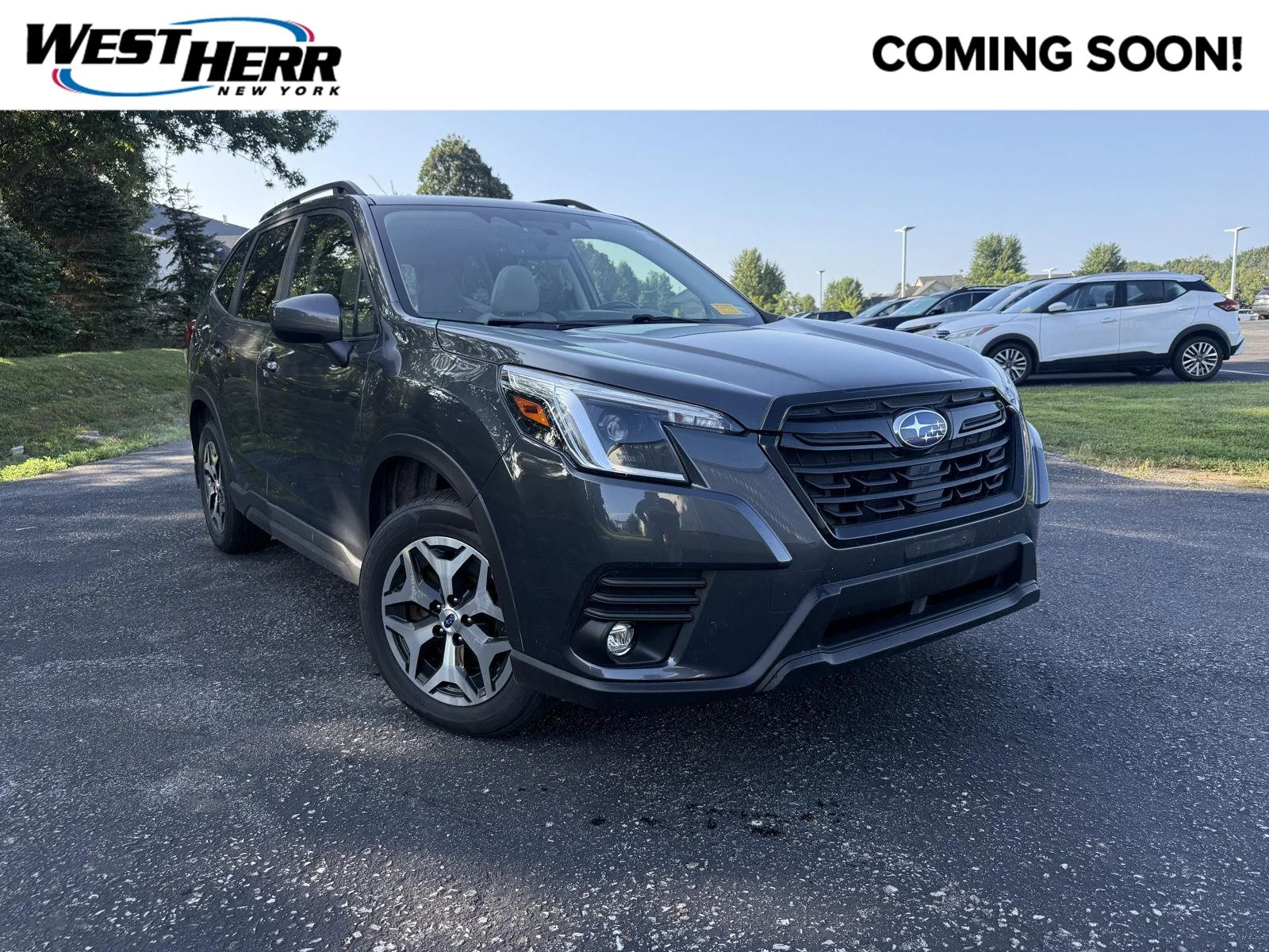 Used 2024 Magnetite Gray Metallic Subaru Premium image 1