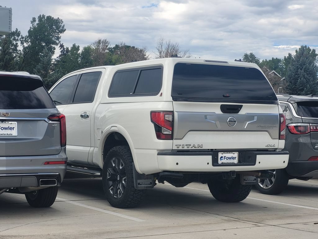 Used 2021 White Nissan Crew Cab Platinum Reserve 4x4 image 3