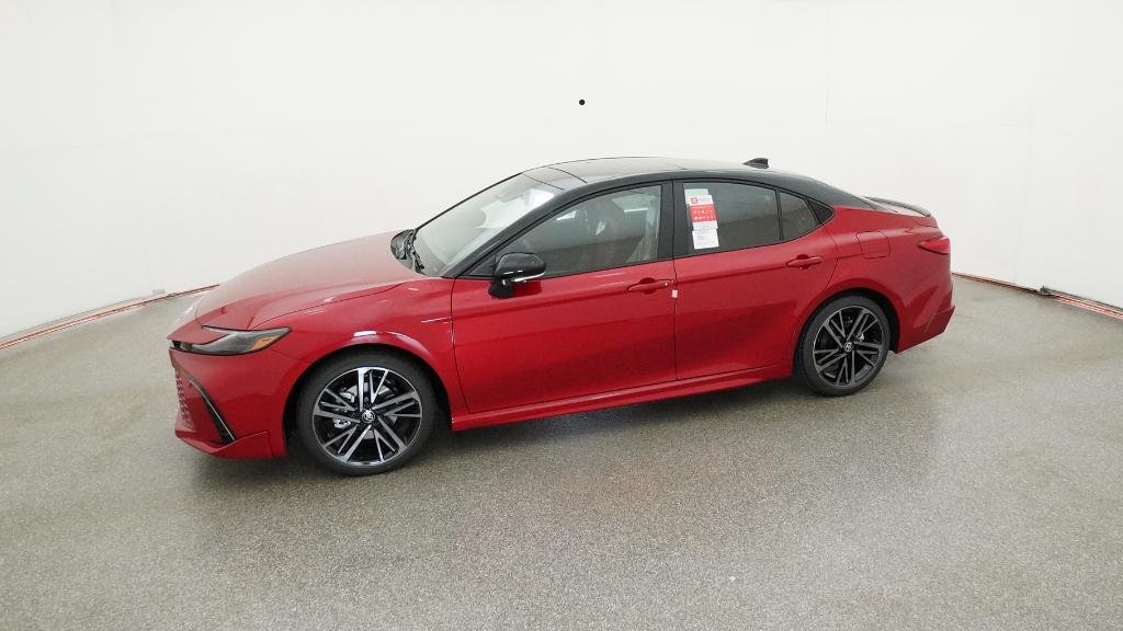 New 2026 Supersonic Red with Midnight Black Metallic roof Toyota XSE image 24
