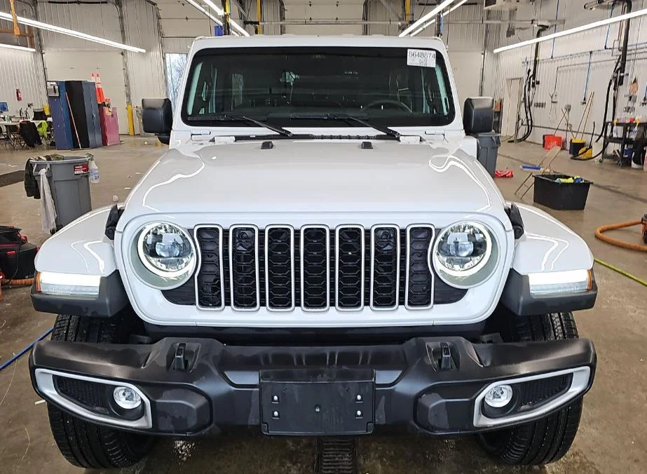 Used 2025 Jeep Wrangler 4xe Sahara 4XE with VIN 1C4RJXP68SW599401 for sale in Kansas City