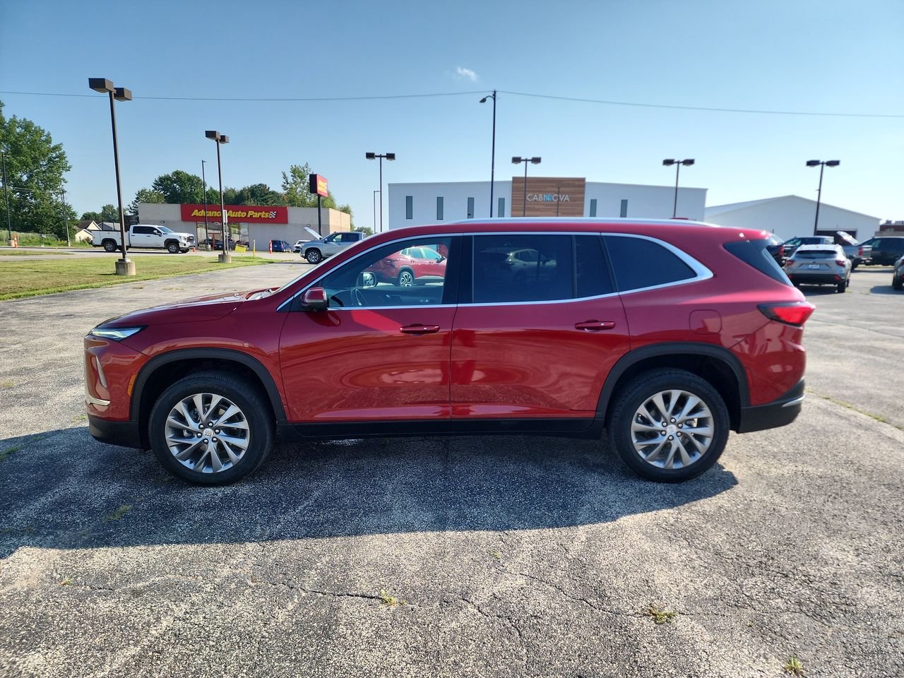 Used 2025 Cherry Red Tintcoat Buick Preferred image 5