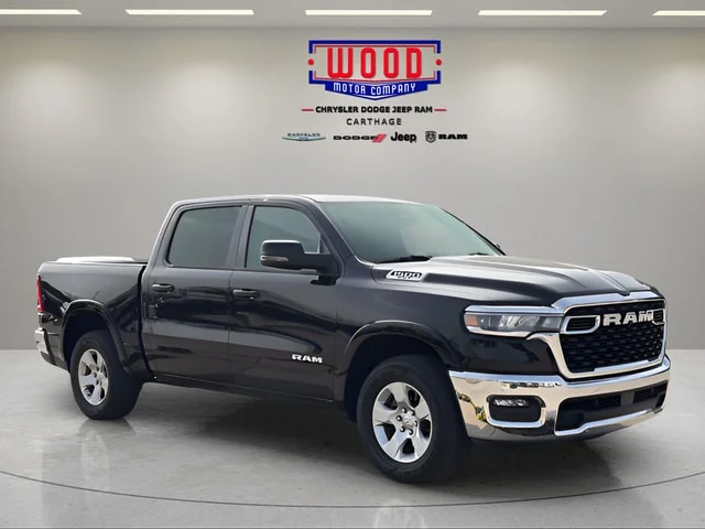 Used 2025 Diamond Black Crystal Pearlcoat Ram Big Horn/Lone Star image 2