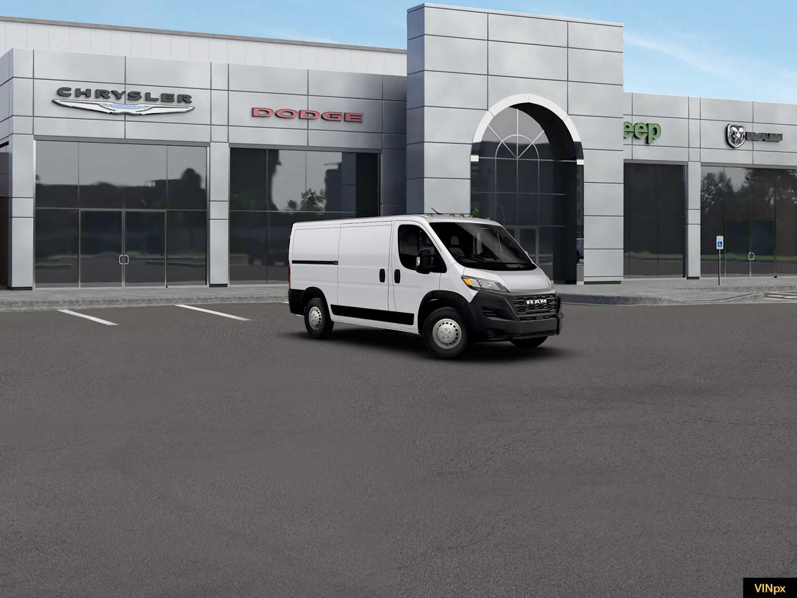 New 2026 Bright White Clear-Coat Exterior Paint RAM Tradesman image 11