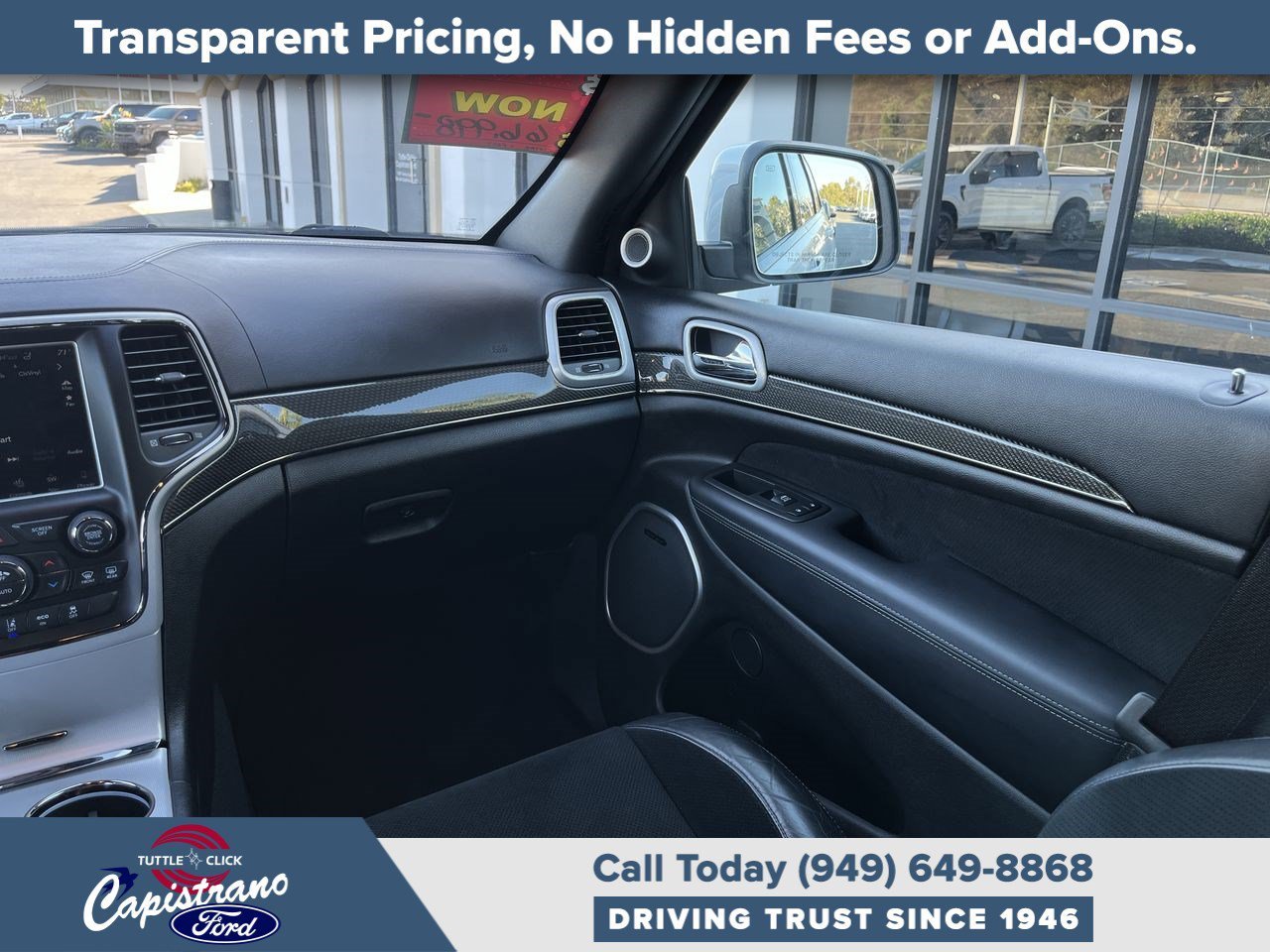 Used 2018 Bright White Clearcoat Jeep Trackhawk image 5