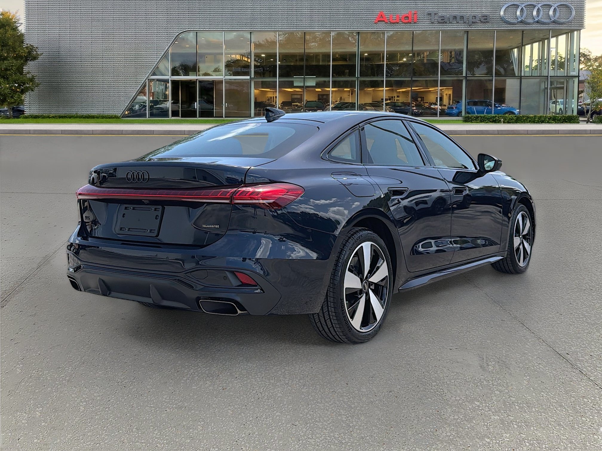 New 2026 Firmament Blue Metallic Audi Premium Plus image 3