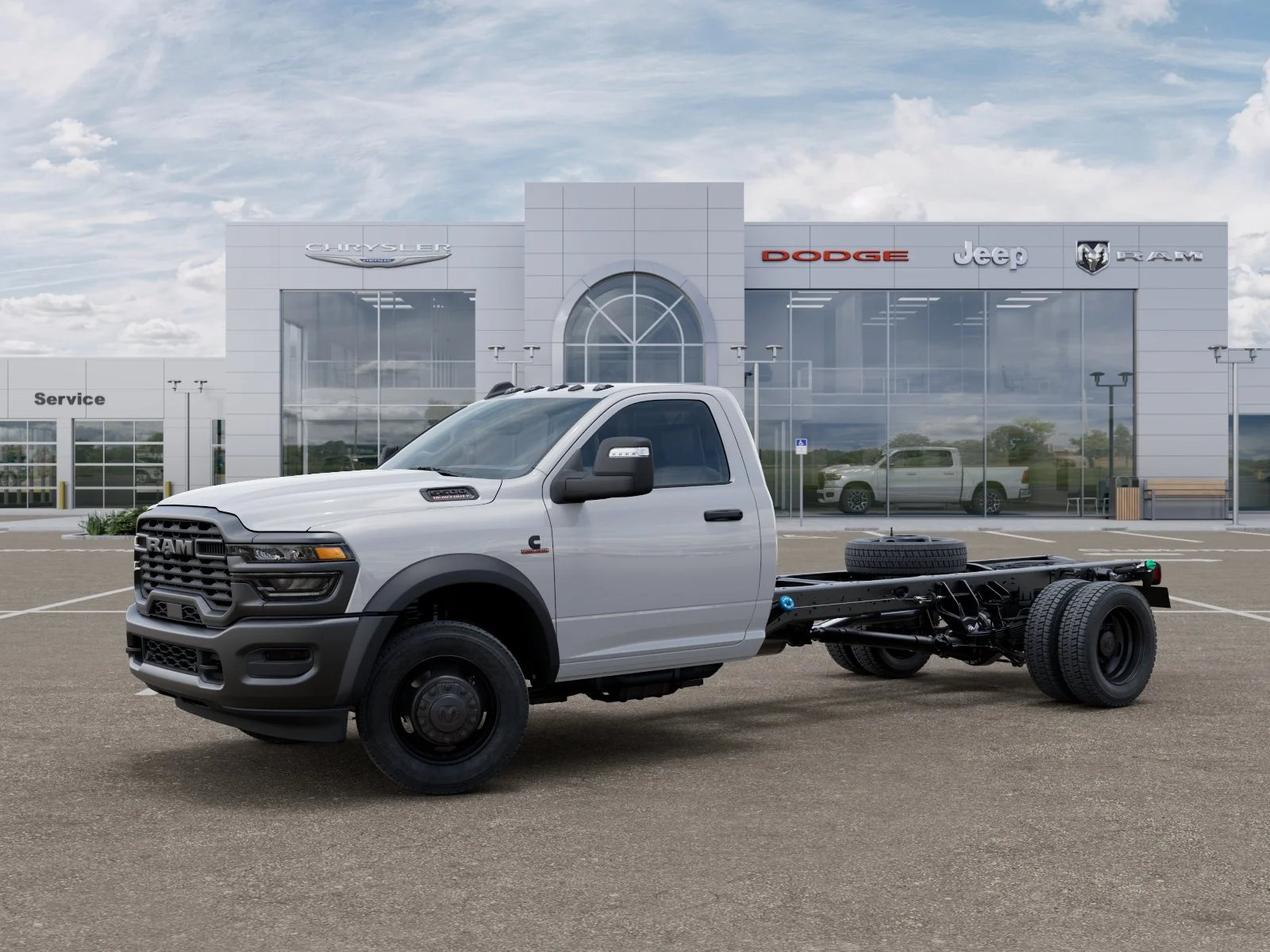 New 2026 Bright White Clearcoat RAM Tradesman image 2