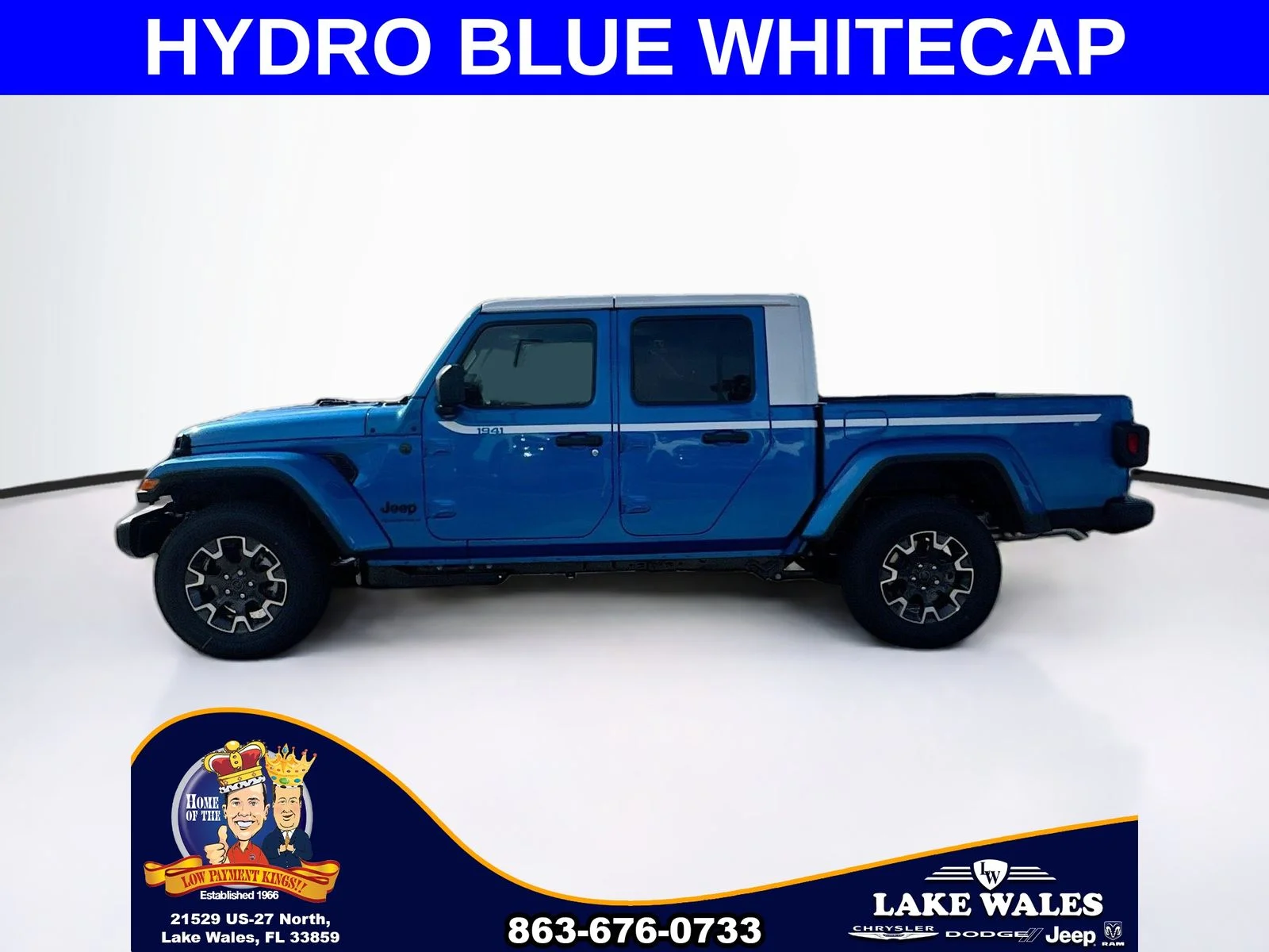 New 2026 Hydro Blue Pearl-Coat Exterior Paint Jeep  image 3
