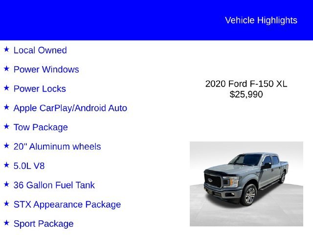Used 2020 Abyss Gray Metallic Ford XL image 2
