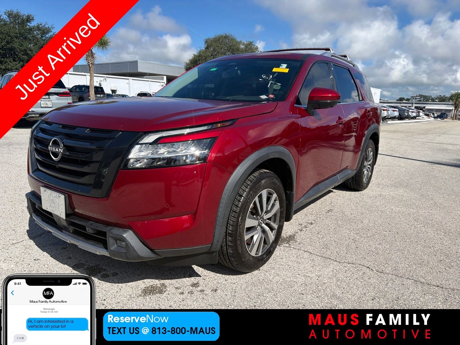 Used 2022 Red Nissan SL image 1