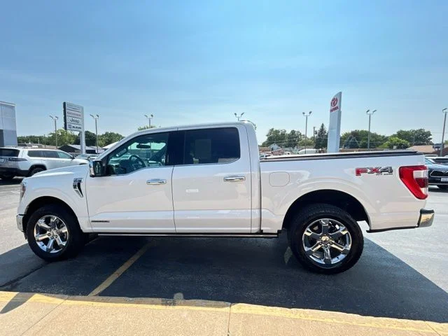 Used 2021 White Metallic Ford Lariat image 5