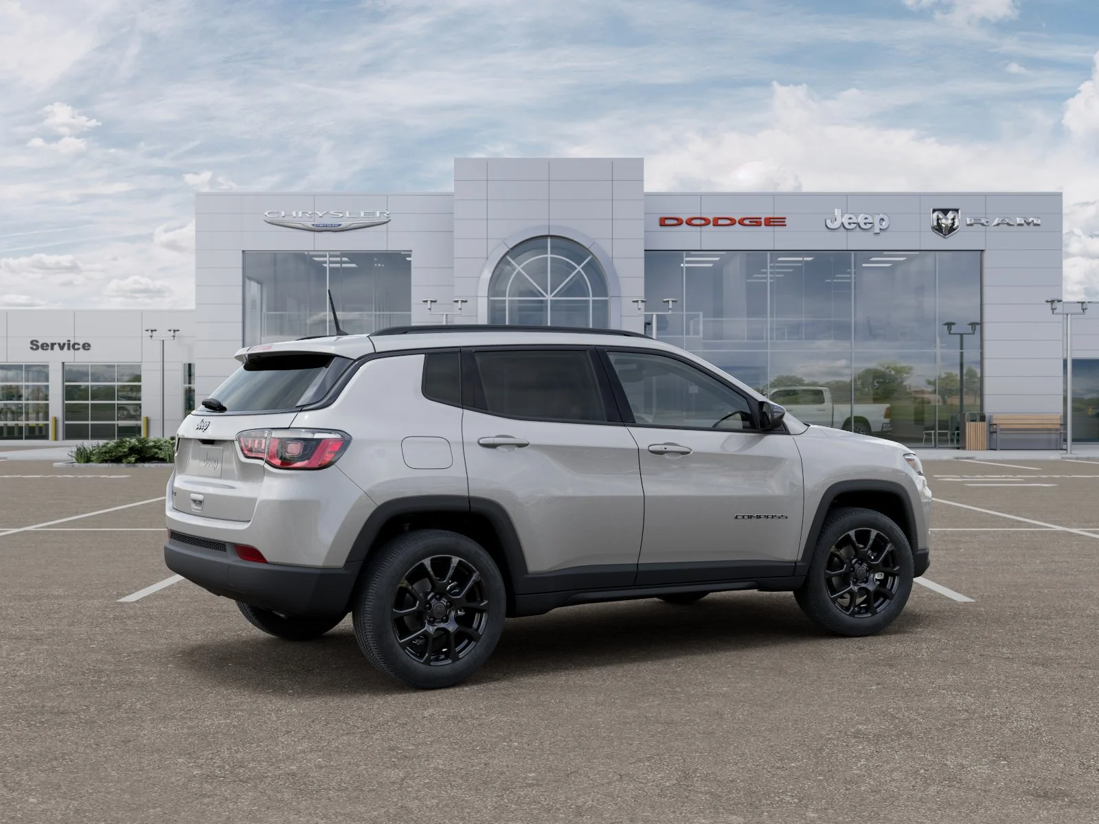 New 2026 Silver Zynith Metallic Clear-Coat Exterior Paint Jeep Latitude Altitude image 56