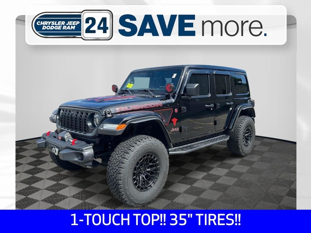 Used 2025 Black Jeep Rubicon X image 1