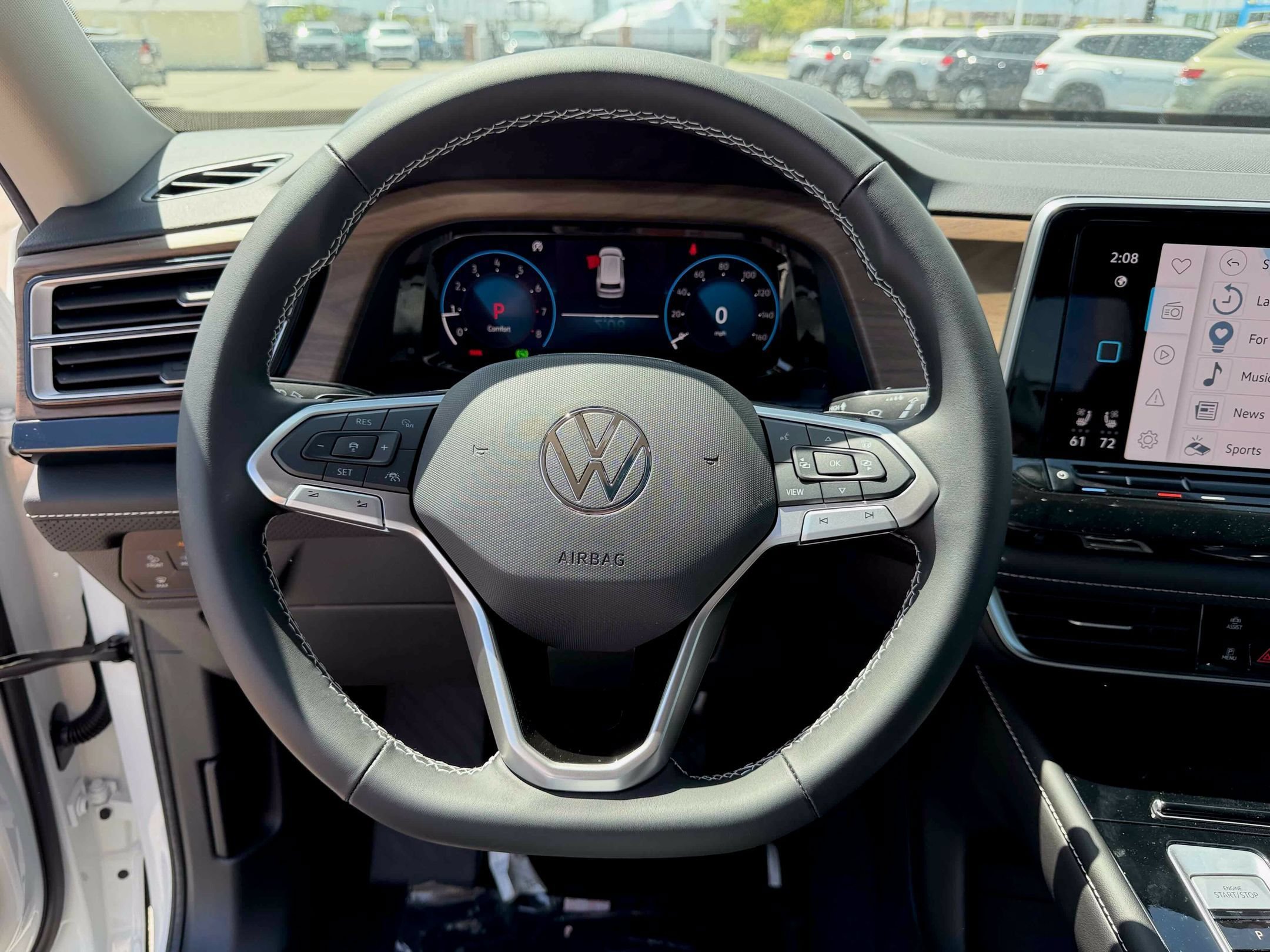 New 2026 Opal White Volkswagen 2.0T SE w/Technology image 17