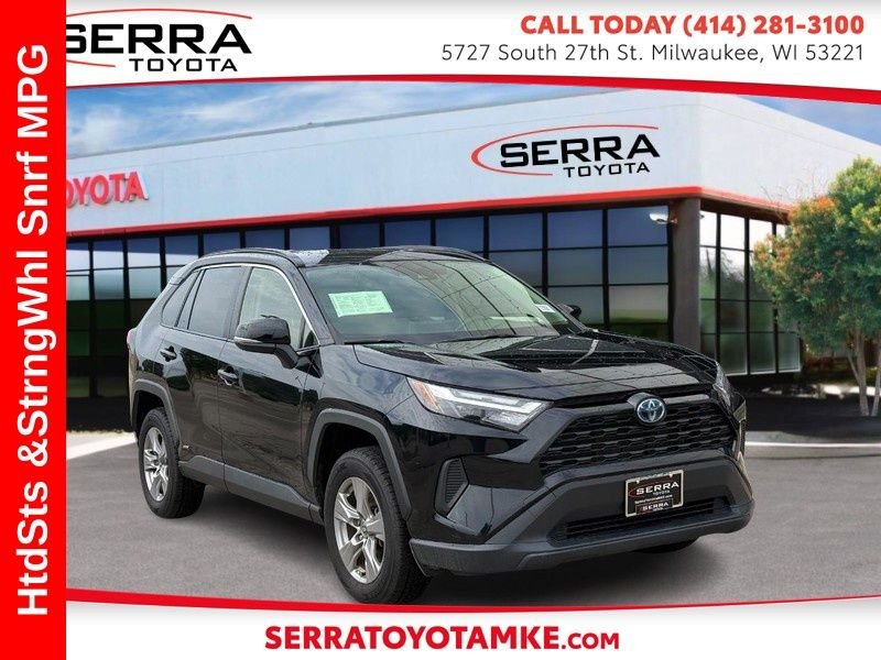 Used 2023 Midnight Black Metallic Toyota XLE image 1