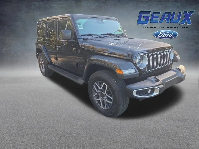 Used 2025 Black Jeep Sahara image 1