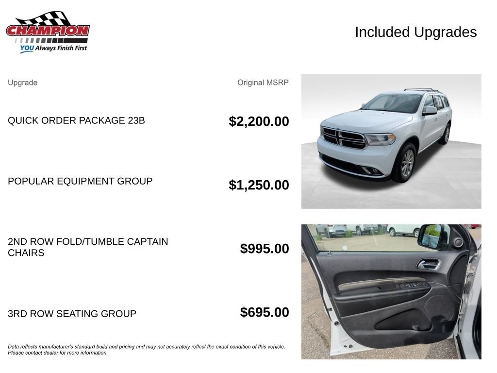 Used 2017 White Dodge SXT image 4