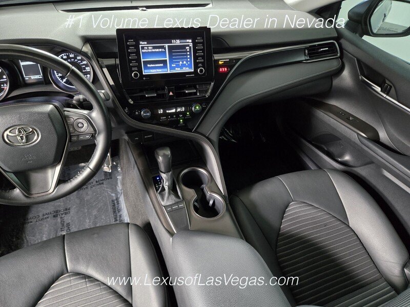 Used 2022 Midnight Black Metallic Toyota SE image 16