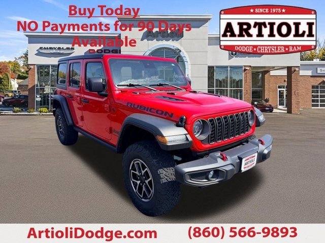 Certified Used 2024 Red Jeep Rubicon image 1