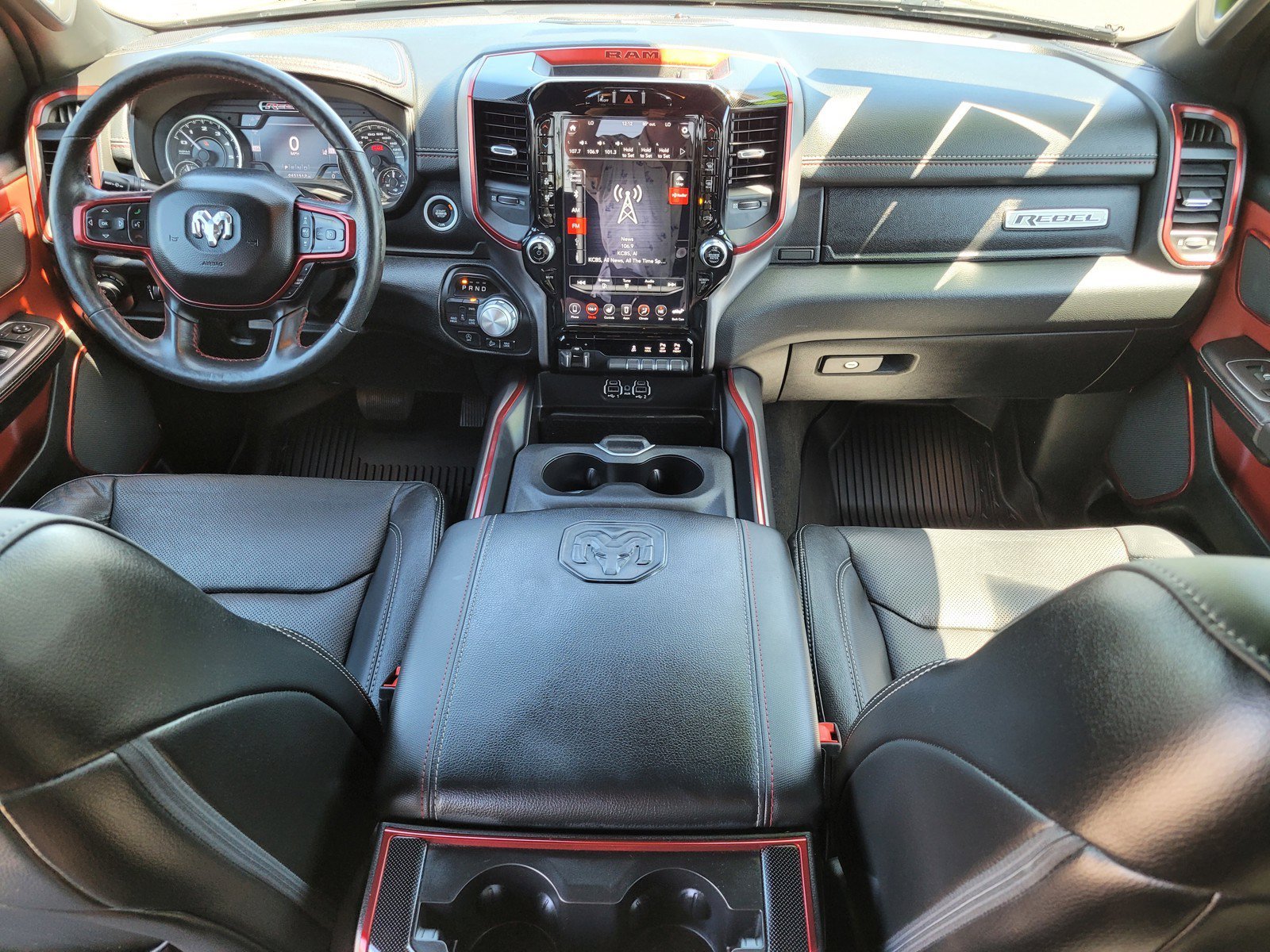 Used 2020 Diamond Black Crystal Pearlcoat Ram Rebel image 14