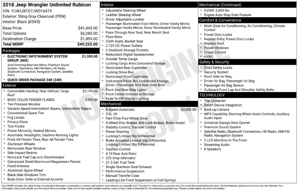 Used 2018 Gray Jeep Unlimited Rubicon image 16