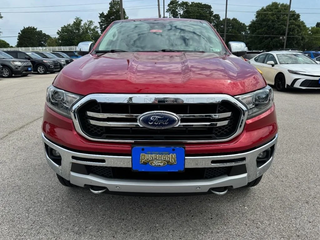 Used 2020 Rapid Red Metallic Tinted Clearcoat Ford Lariat image 9