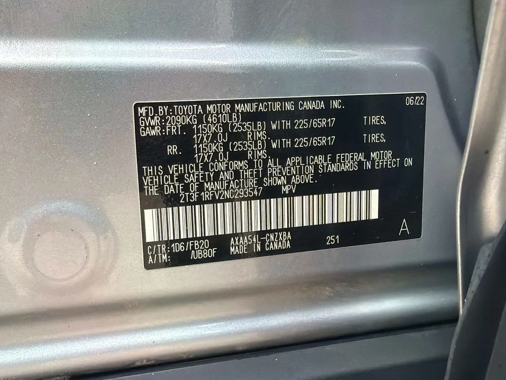 Used 2022 Silver Sky Metallic Toyota LE image 30