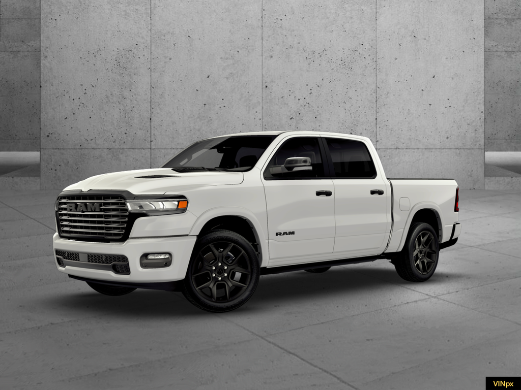 New 2026 Bright White Clear-Coat Exterior Paint RAM Laramie image 1