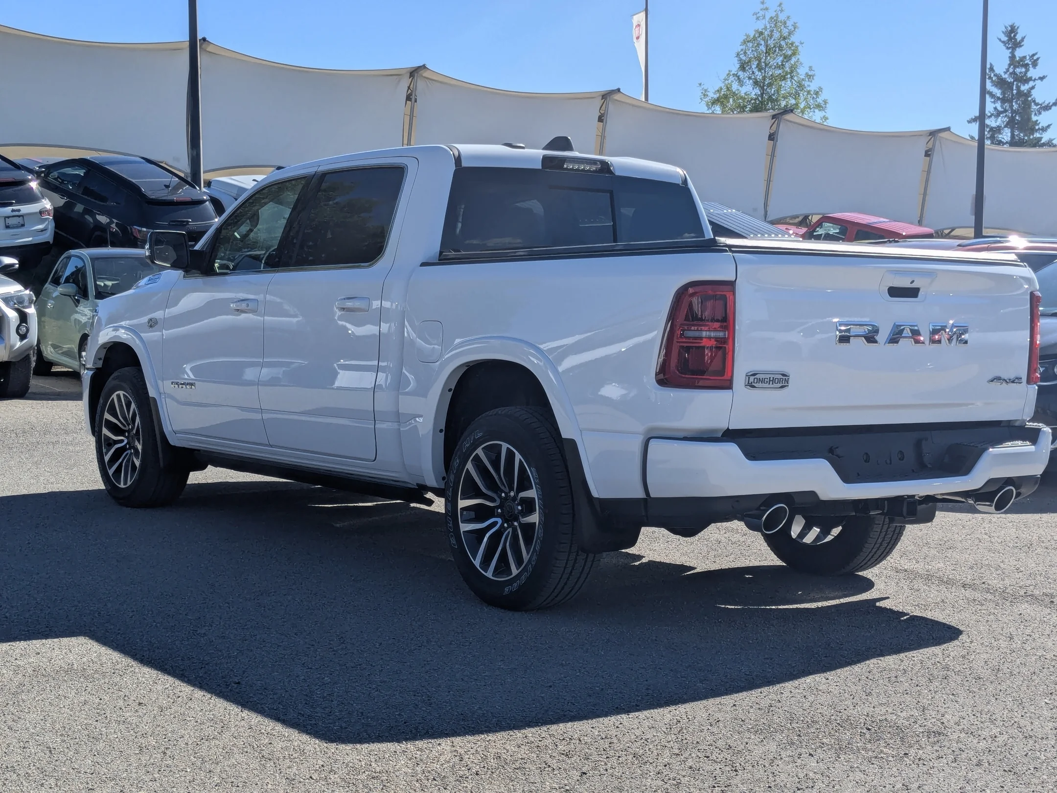 New 2026 White RAM Limited Longhorn - - Longhorn Leather - Body-Colour Bumper Grp - Heated Seats & More! image 6