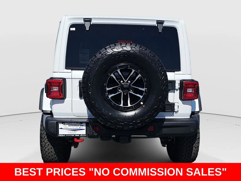New 2026 Bright White Clear-Coat Exterior Paint Jeep Rubicon X image 4