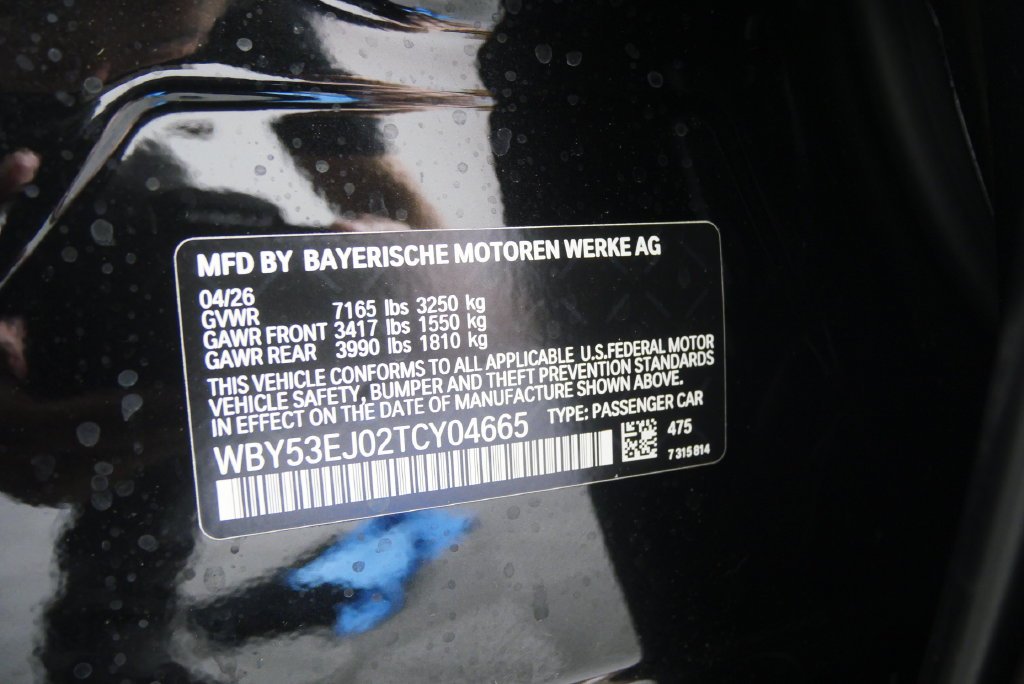 New 2026 Black Sapphire Metallic BMW xDrive60 image 26