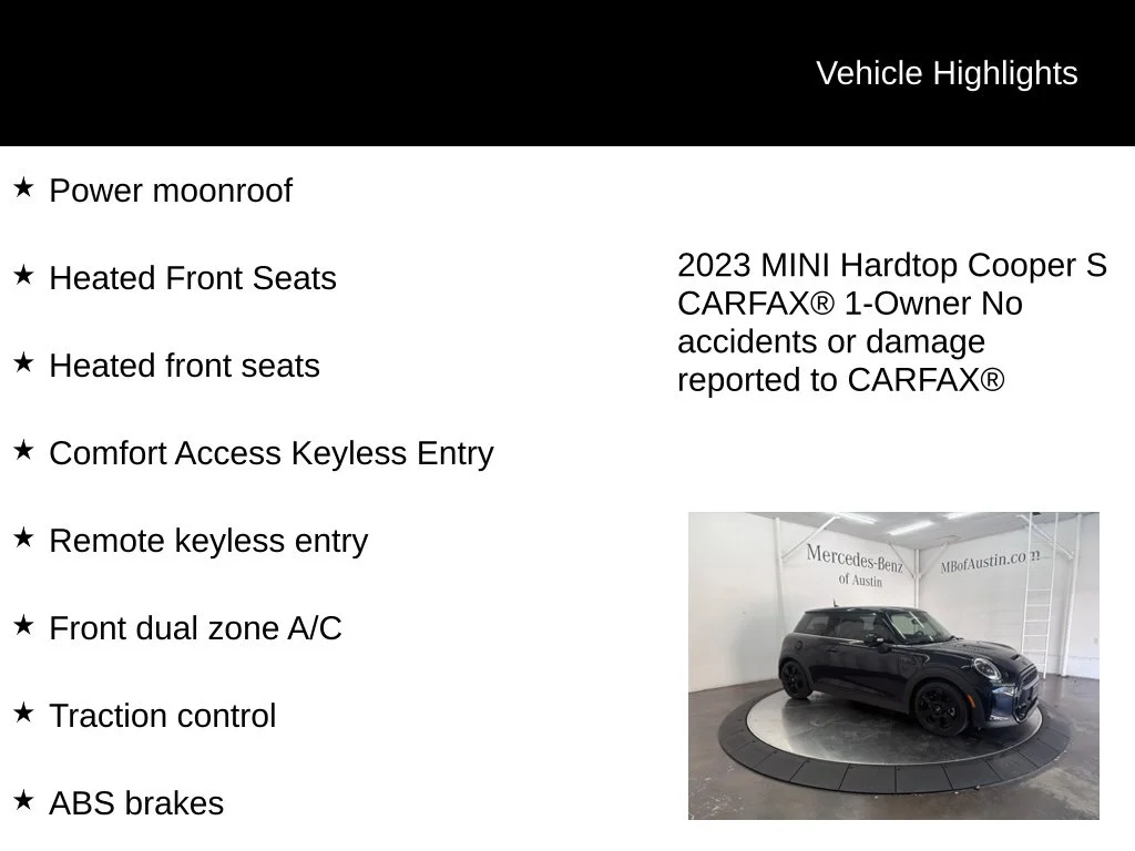 Used 2023 Black MINI Iconic image 6