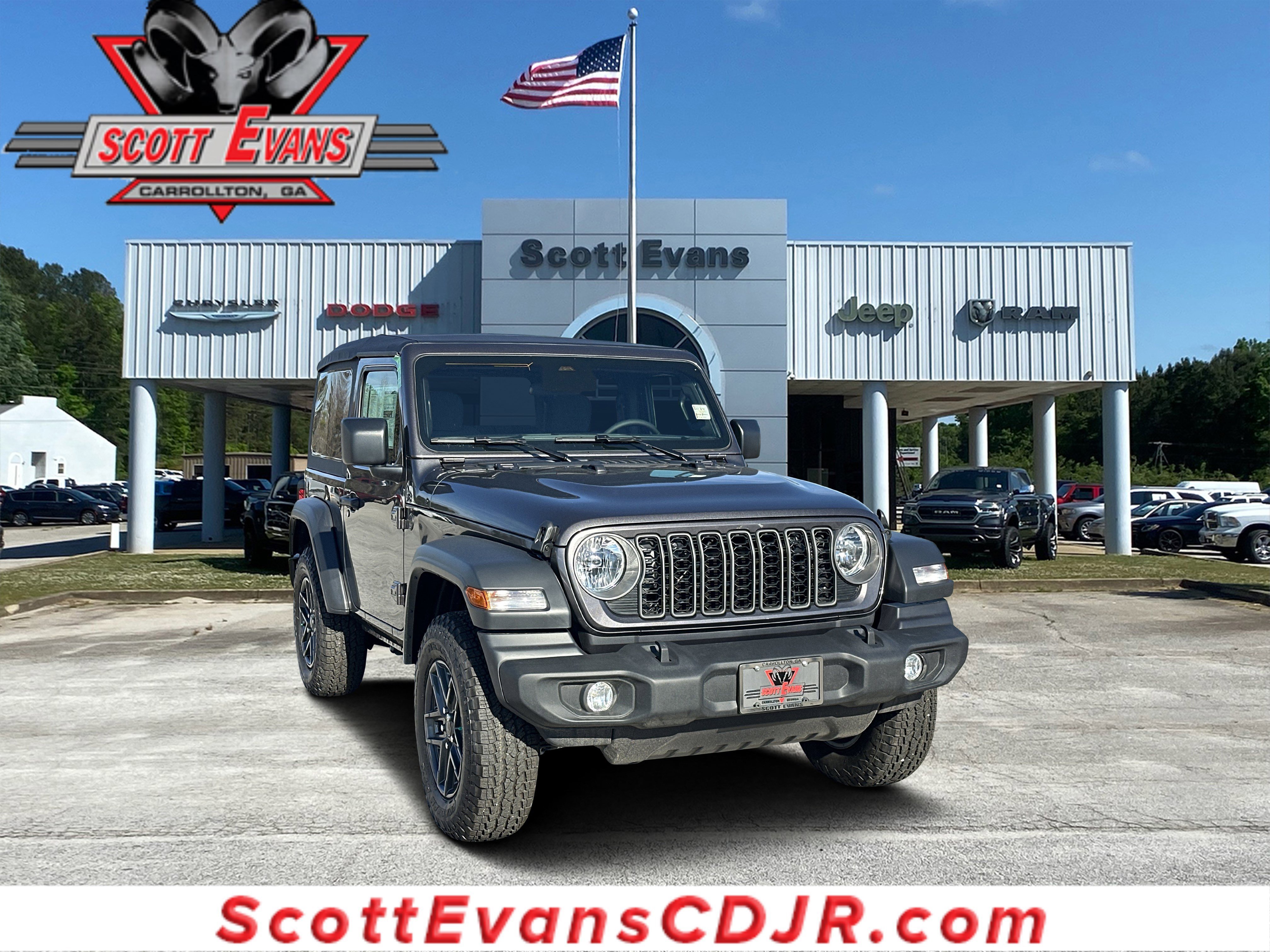 New 2026 Granite Crystal Metallic Clear-Coat Exterior Paint Jeep Sport S image 1