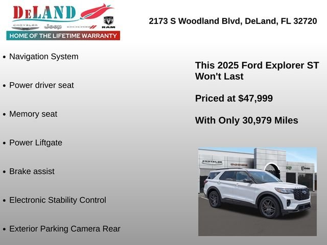 Used 2025 White Ford ST image 6