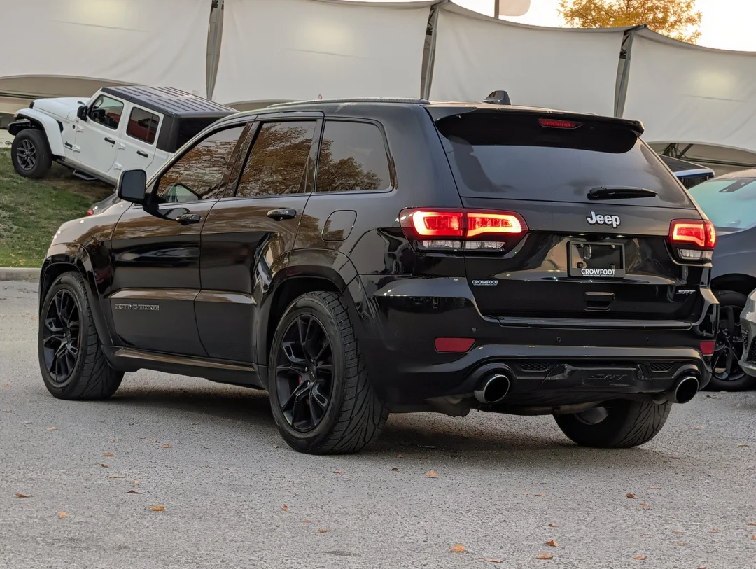 Used 2017 Black Jeep SRT - - Adaptive Cruise - Blind Spot - 20 Wheels & More! image 6