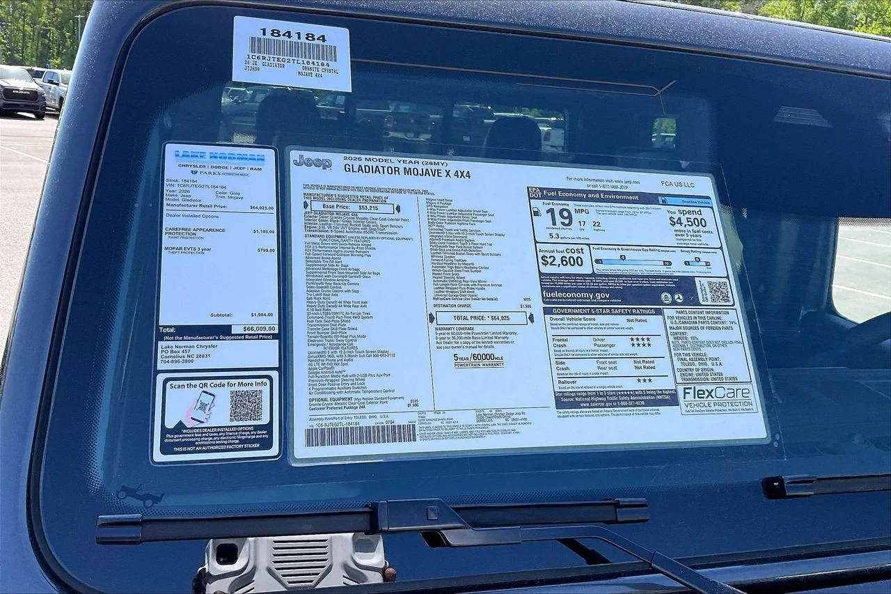 New 2026 Granite Crystal Metallic Clearcoat Jeep Mojave X image 34