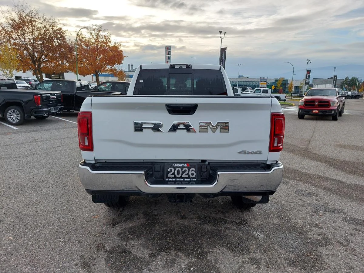 New 2026 White RAM Tradesman 4x4 Crew Cab 6