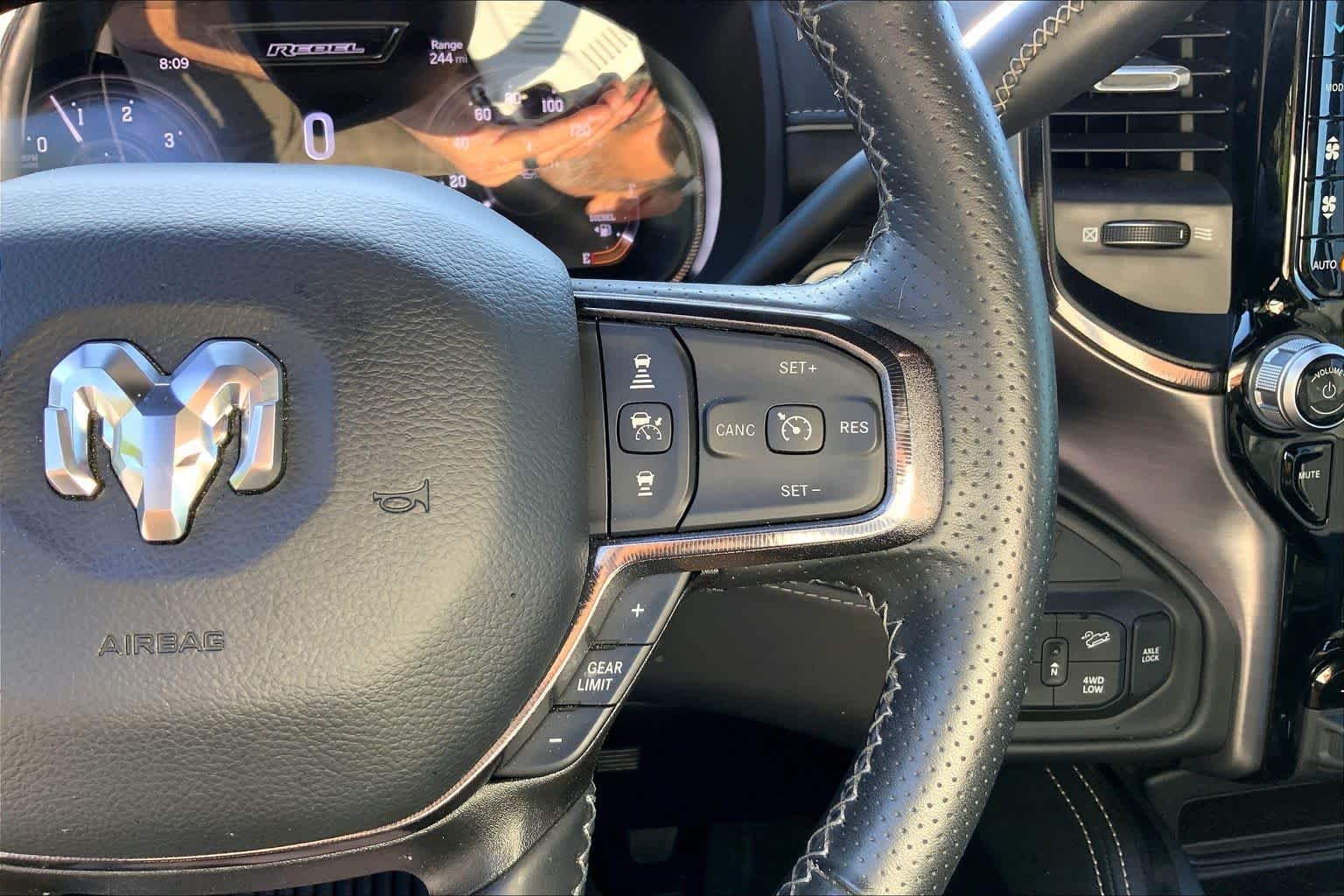 Used 2024 Bright White Clearcoat Ram Rebel image 24