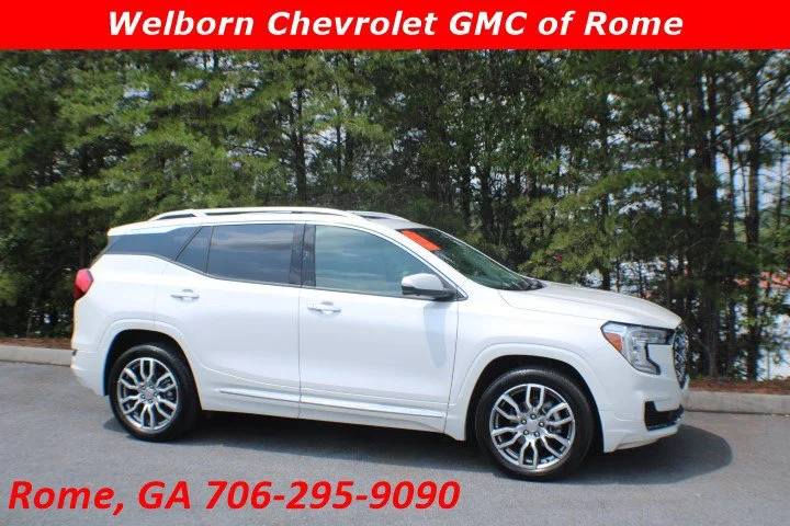 Certified Used 2024 White Frost Tricoat GMC Denali image 1