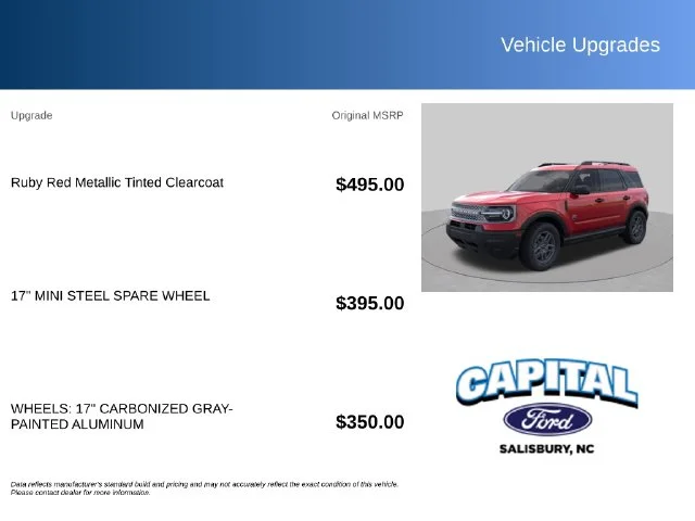 Used 2026 Red Ford Big Bend image 2